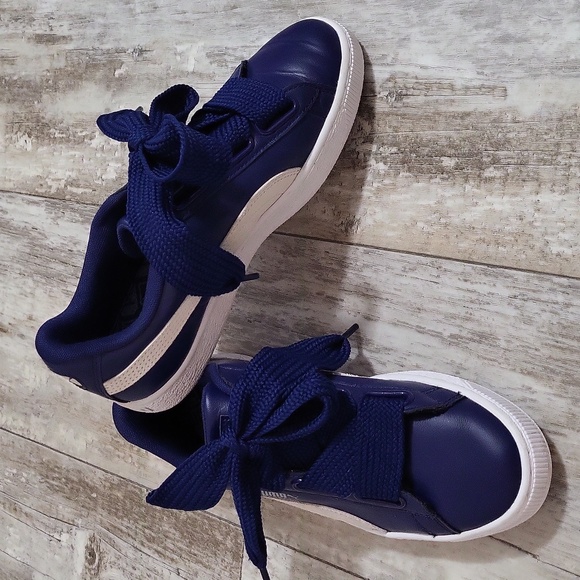 Puma Basket DE Blue Depths W Sneakers - Picture 1 of 10